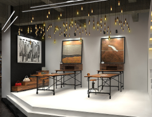 海外展臺(tái)設(shè)計(jì)公司從三方面為您的展臺(tái)營造空間感