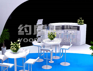 海外展臺設計風格要與企業品牌形象與產品相互協調